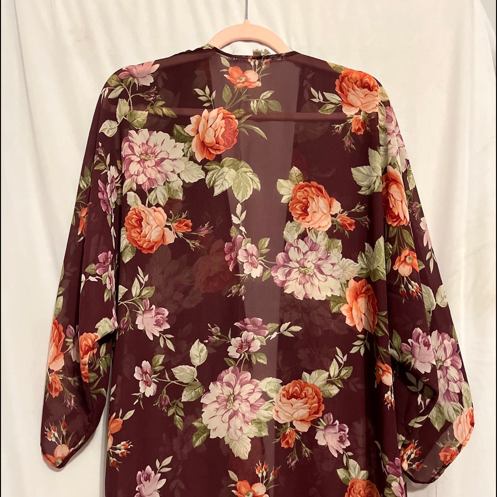 One size, barely used, Loose and Flowy duster